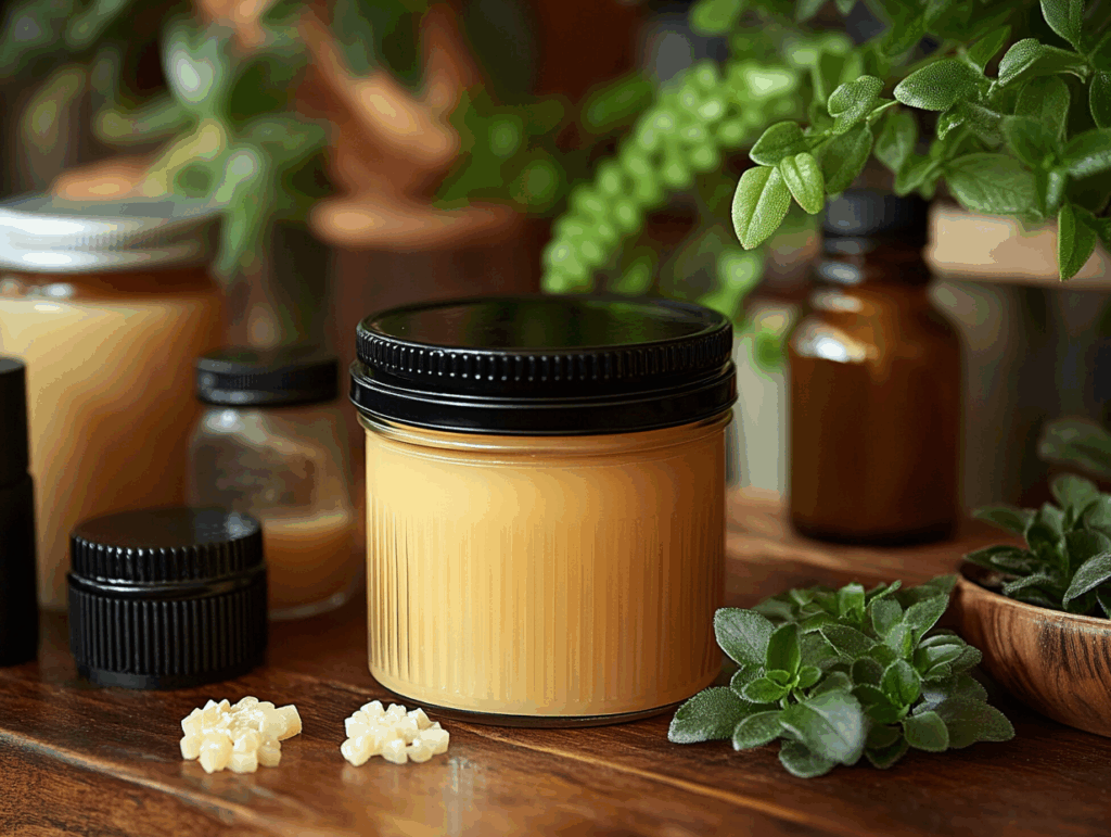 u5791581584 can with wax for depilation and green plant  cha d680162a 387f 4eec 9980 907d86486d13 3 e1747815347751