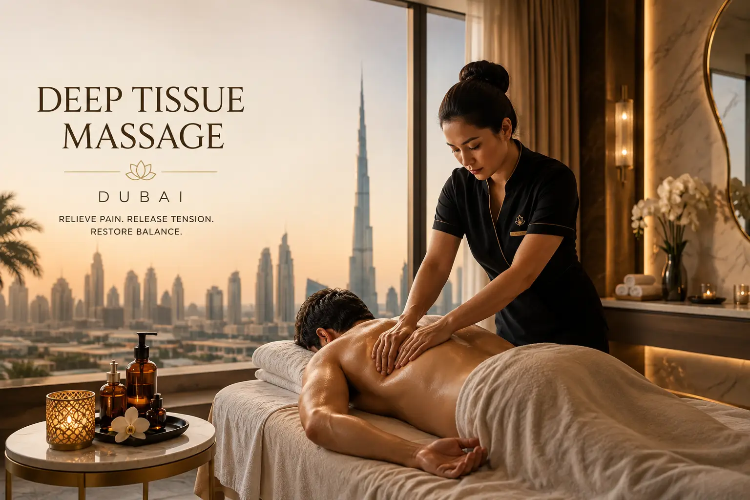 deep tissue massage dubai