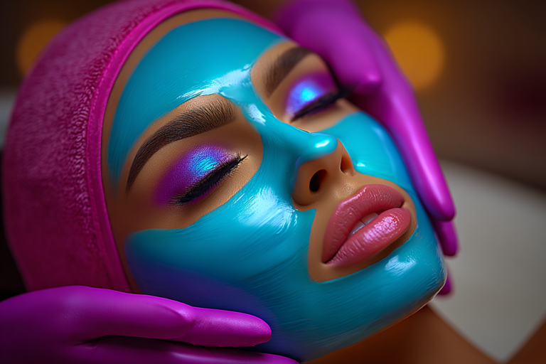 liza.elmax esthetician applying a blue jelly mask on a womans 04cb5be5 7035 40ad 92d4 6b9583005070 3